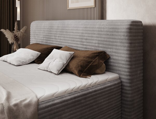 Eltap Čalouněná postel Cortiko s úložným prostorem Materiál a barva potahu: Modullo 35 - zelená, Rozměr: 140x200