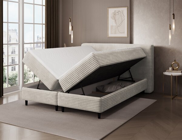 Eltap Čalouněná postel Cortiko s úložným prostorem Materiál a barva potahu: Modullo 35 - zelená, Rozměr: 140x200