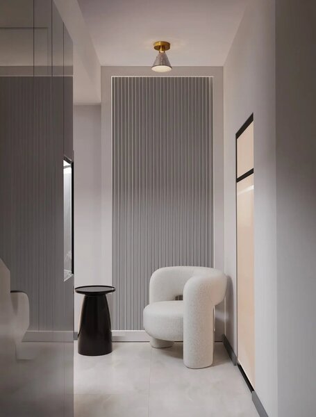 Designové stropní svítidlo Voi 1 Šedá