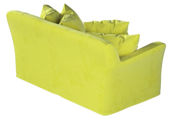 Potah na pohovku IKEA Tomelilla 2-místná nerozkládací barva zelená látka lesklé, sametová