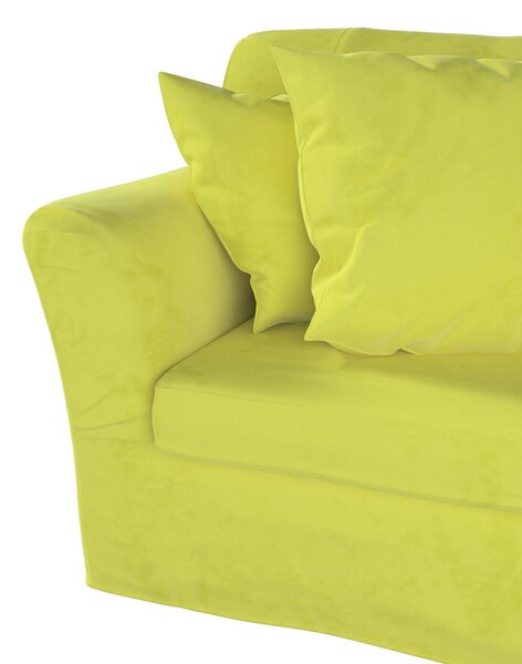 Potah na pohovku IKEA Tomelilla 2-místná nerozkládací barva zelená látka lesklé, sametová