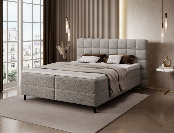 Eltap Čalouněná postel Camma s úložným prostorem Materiál a barva potahu: Calmora 18 - béžová, Rozměr: 140x200