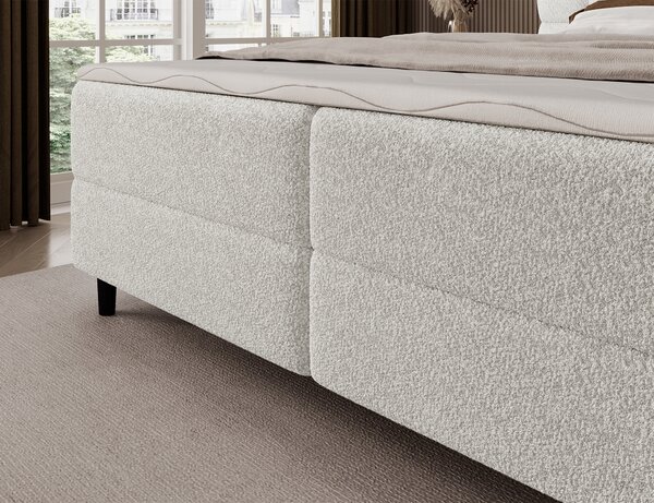 Eltap Čalouněná postel Camma s úložným prostorem Materiál a barva potahu: Calmora 18 - béžová, Rozměr: 140x200