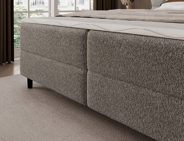 Eltap Čalouněná postel Camma s úložným prostorem Materiál a barva potahu: Calmora 18 - béžová, Rozměr: 140x200