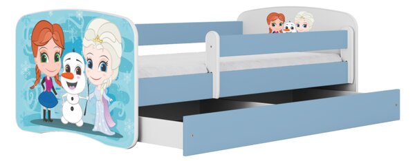Kocot kids Dětská postel Babydreams Ledové království modrá, varianta 70x140, bez šuplíků, bez matrace