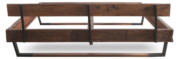 TRÁMOVÁ POSTEL, 180/200 cm, hnědá, černá MID.YOU - Online Only postele, Online Only