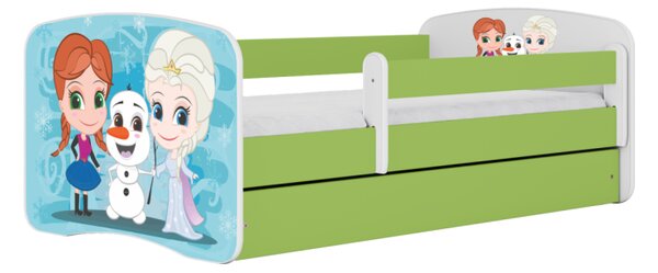 Kocot kids Dětská postel Babydreams Ledové království zelená