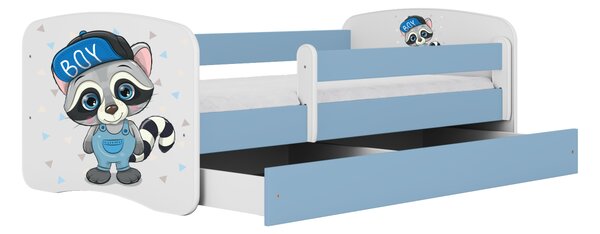 Kocot kids Dětská postel Babydreams mýval modrá, varianta 70x140, bez šuplíků, bez matrace