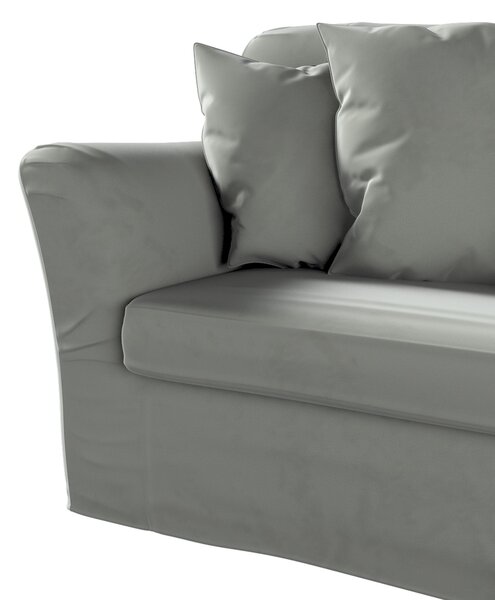 Potah na pohovku IKEA Tomelilla rozkládací barva šedá látka lesklé, sametová