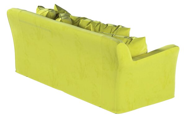 Potah na pohovku IKEA Tomelilla rozkládací barva zelená látka lesklé, sametová