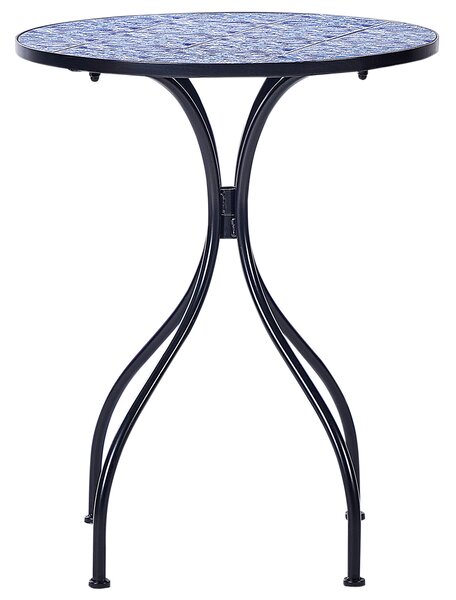 Bistro stolek CIGLIANO 60 cm 60 cm Kov Černá