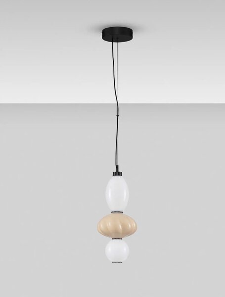 Minimalistický lustr Oneta B – Hnědá