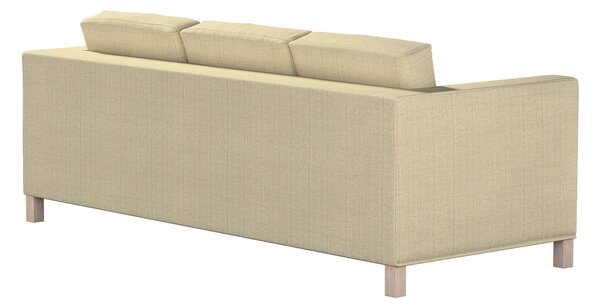 Potah na pohovku IKEA Karlanda 3-místná nerozkládací, krátký barva béžová látka pletený vzor