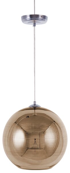 Závěsná lampa ASARO Sklo Zlatá