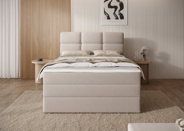 Eltap Čalouněná postel Kasped s úložným prostorem Materiál a barva potahu: Paolli 04 - šedá, Rozměr: 120x200