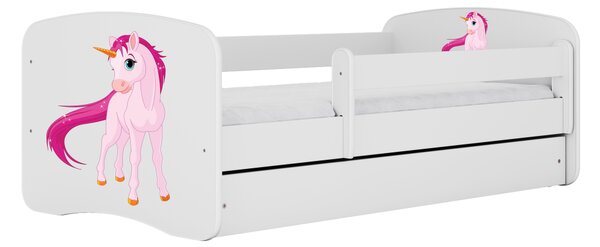 Kocot kids Dětská postel Babydreams jednorožec bílá, varianta 70x140, bez šuplíků, bez matrace