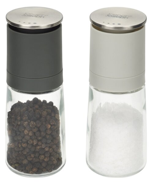 Joseph Joseph Set dvou skleněných mlýnků na sůl a pepř Duo