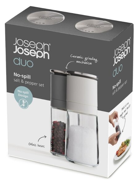 Joseph Joseph Set dvou skleněných mlýnků na sůl a pepř Duo