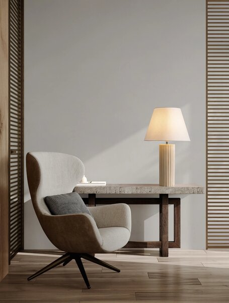 Designová stolní lampa Bacco – Hnědá