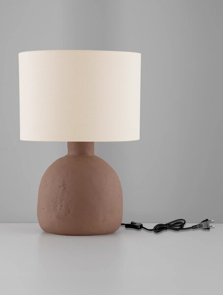 Designová stolní lampa Separe – Hnědá