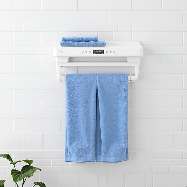 Sušák na ručníky s UV dezinfekcí, do koupelny nebo kuchyně, nástěnný, 60 cm, 450 W, ElectricSun PREMIUM bílý