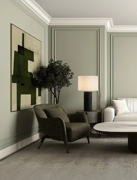 Designová stolní lampa Norr – Hnědá