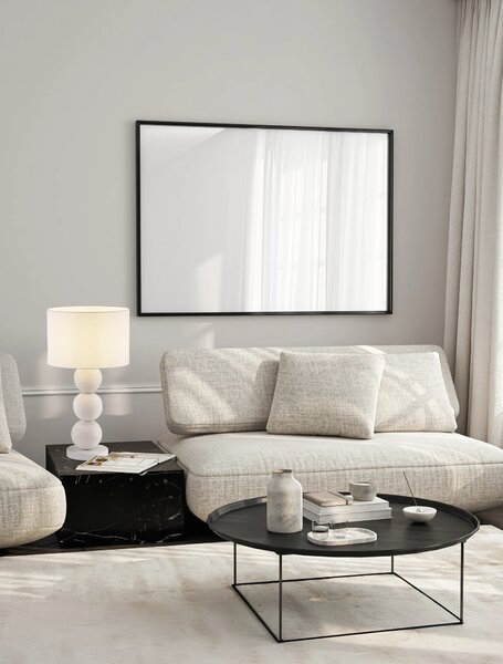 Moderní stolní lampa Chamois – Hnědá