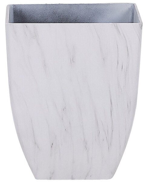 Květináč MIRO 35 cm Bílý mramor
