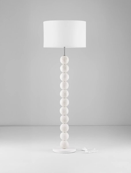 Moderní stojací lampa Chamois – Hnědá