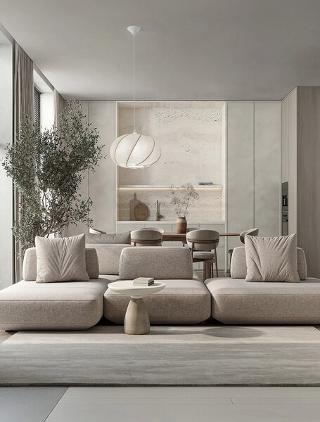 Designový lustr Bora 55 – 55 x 120 cm