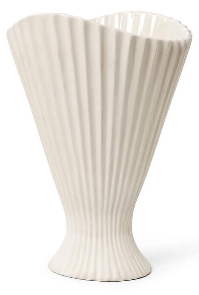 Ferm Living Váza Fountain, off-white