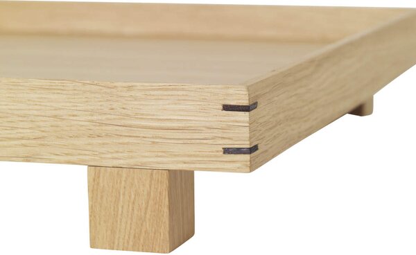 Ferm Living Dřevěný tác Bon small, oak