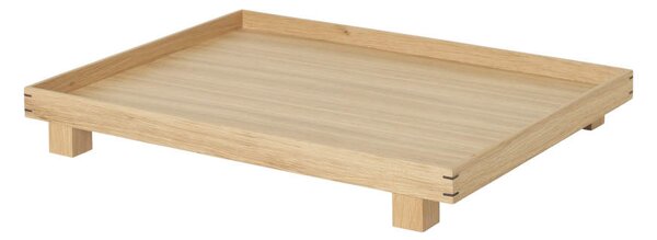 Ferm Living Dřevěný tác Bon large, oak
