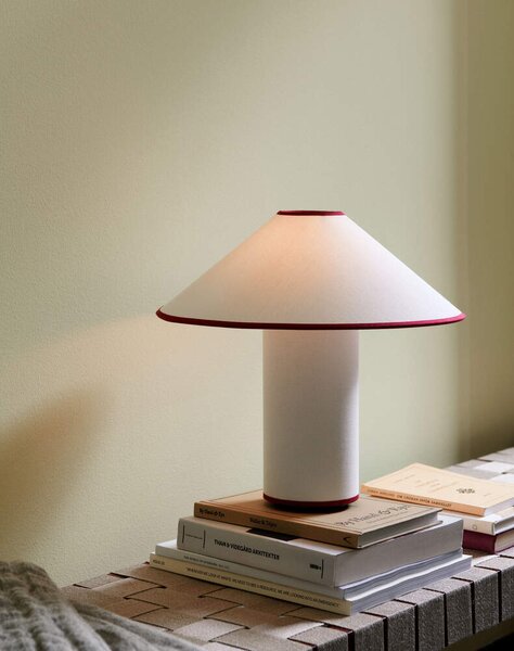 &Tradition Stolní lampa Colette ATD6, white/merlot 133115A156