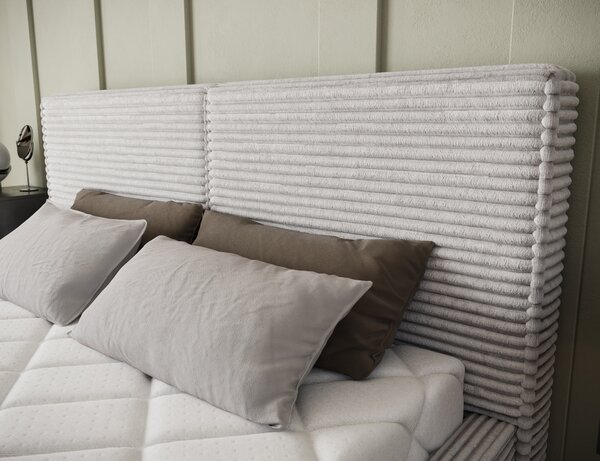Eltap Čalouněná postel Pesillo s úložným prostorem Materiál a barva potahu: Modullo 03 - světle šedá, Rozměr: 140x200