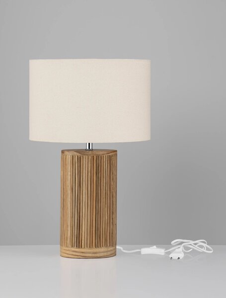 Moderní stolní lampa Nau – Hnědá