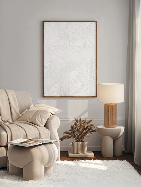 Moderní stolní lampa Nau – Hnědá