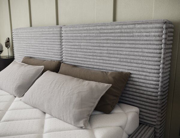 Eltap Čalouněná postel Pesillo s úložným prostorem Materiál a barva potahu: Modullo 03 - světle šedá, Rozměr: 140x200
