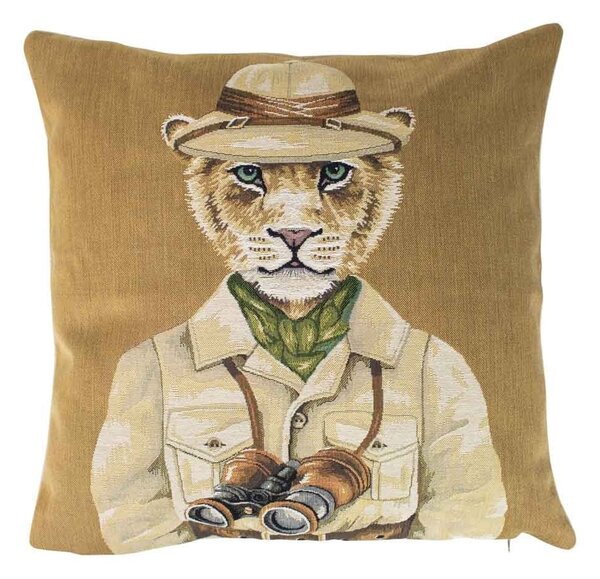 Gobelínový polštář safari Lev - 45*15*45cm - Mars & More