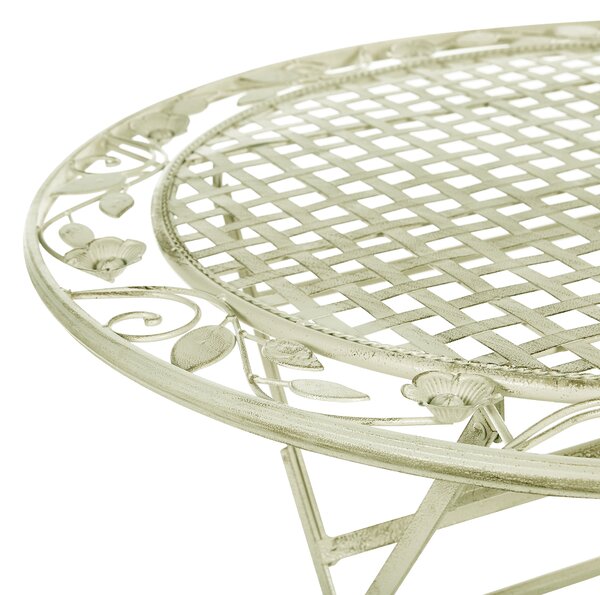 Bistro stolek BIVIO 70 cm 70 cm Kov Světle zelená