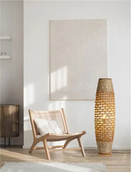 Designová stojací lampa Anada – Hnědá