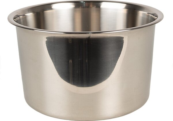Velké hnědé kovové misky pro psa nebo kočku - 46*26*16 cm / 2x2000 ml - Clayre & Eef