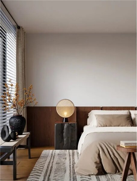 Designová stolní lampa Tiera A – Hnědá