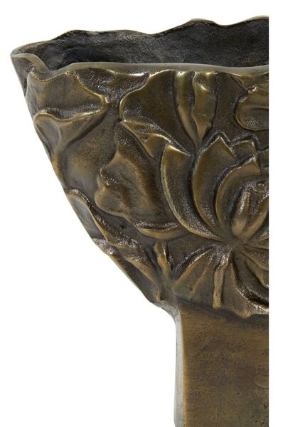 Bronzová antik kovová váza Palesa antique bronze L - 34*13*24 cm - Light & Living