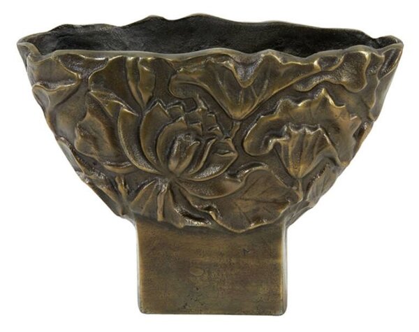 Bronzová antik kovová váza Palesa antique bronze L - 34*13*24 cm - Light & Living