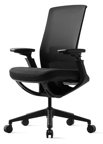 Kancelářská ergonomická židle ROLY BLACK - síťovina Černá