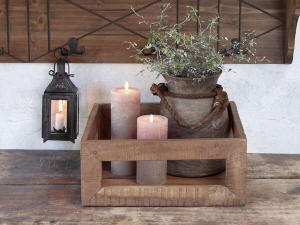 Dekorační dřevěný box Grimaud Unit - 35*35*15 cm - Chic Antique
