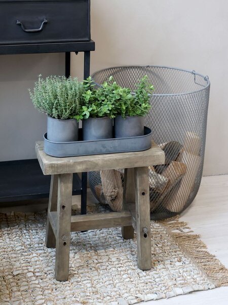 Přírodní jutový koberec s třásněmi a koženými dílky lly - 70*150 cm - Chic Antique