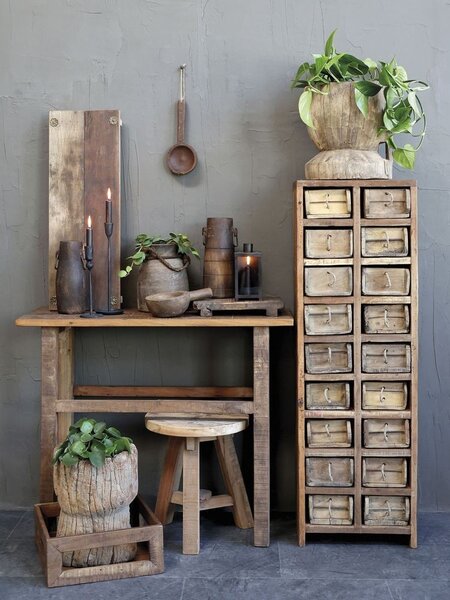 Dekorační dřevěný box Grimaud Unit - 35*35*15 cm - Chic Antique
