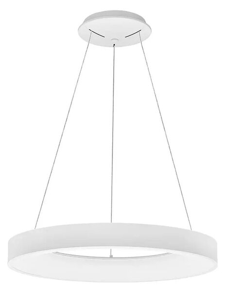 LED lustr Rando Thin 60 3000K bílé – Bílá